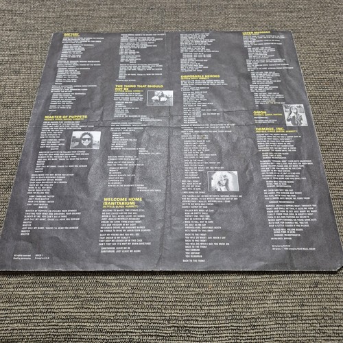 Metallica Master of Puppets Vinyl LP FIRST Press 1986 Elektra E1 60439 MISPRINT - Picture 13 of 24