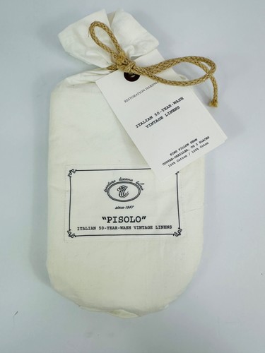 Restaurationsbeschläge Pisolo King Kissenbezug 100% Baumwolle Vintage Bettwäsche - Bild 1 von 3