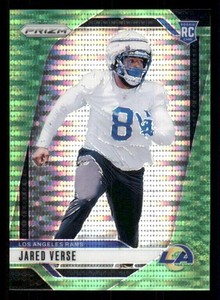 2024 Panini Prizm Prizms Neon Green Pulsar #341 Jared Verse