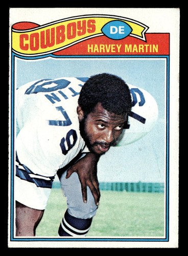1977 Topps Harvey Martin #427 EX-MT Dallas Cowboys - Picture 1 of 2