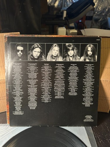 Skid Row Slave To The Grind Lp Vinyl 1991 hard rock heavy metal original ACDC - Picture 5 of 8