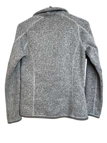 Patagonia Better Sweater Jacket Womens Small Gray Full Zip Fleece Logo Outdoors - Imagen 2 de 11