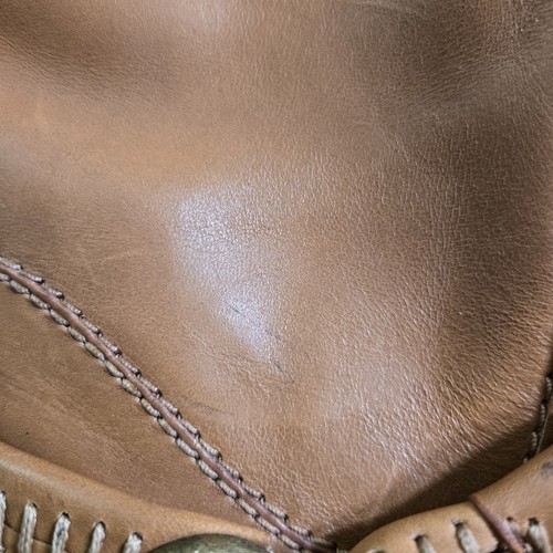 B Makowsky Hudson braune Western Reißverschluss Leder Stiefel mit abnehmbarem Druckknopf Gurt 6,5 M - Bild 18 von 18