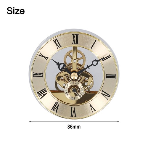 Clock Insert Replacement Skeleton Clock Insert Clock Movement Diameter 86mm - Picture 11 of 31