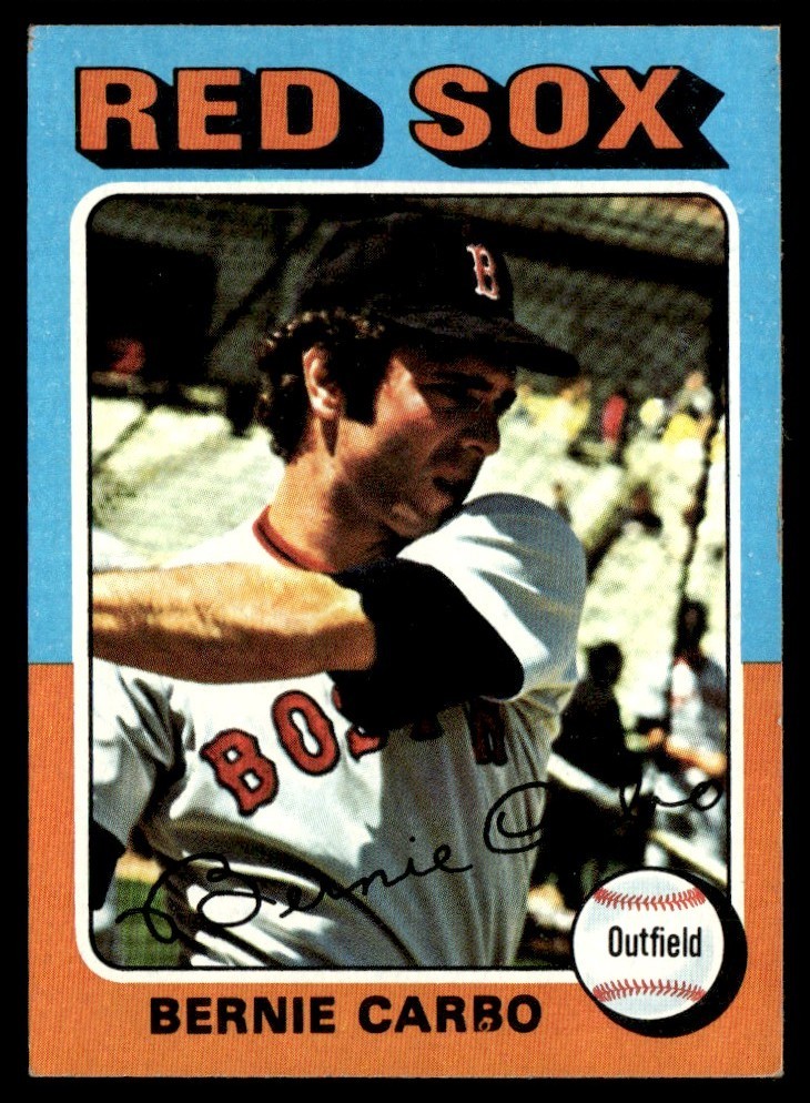 1975 Topps Mini Bernie Carbo #379 A