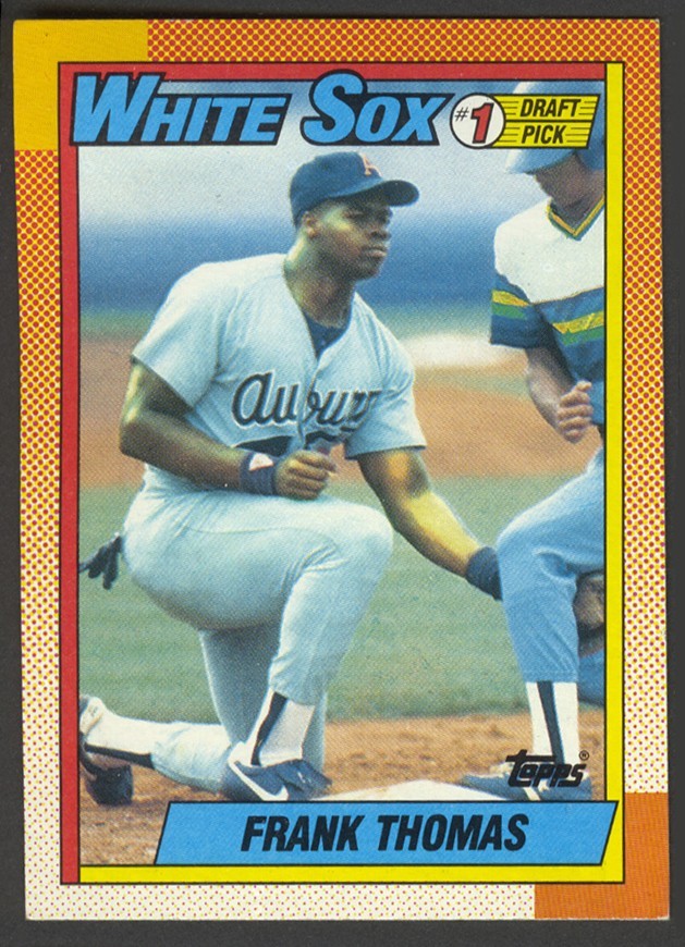Frank Thomas 1990 Topps Base Rookie Card RC #414 Auburn Chicago White Sox