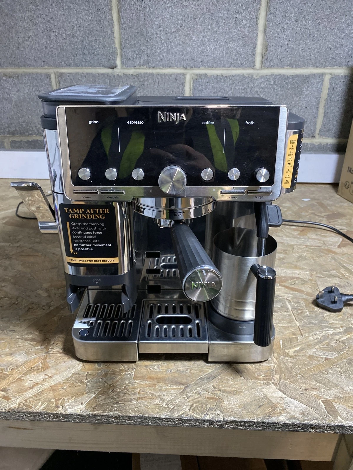 Ninja ES701UK Luxe Café Pro Series 3-in-1 Espresso Machine (For Parts)