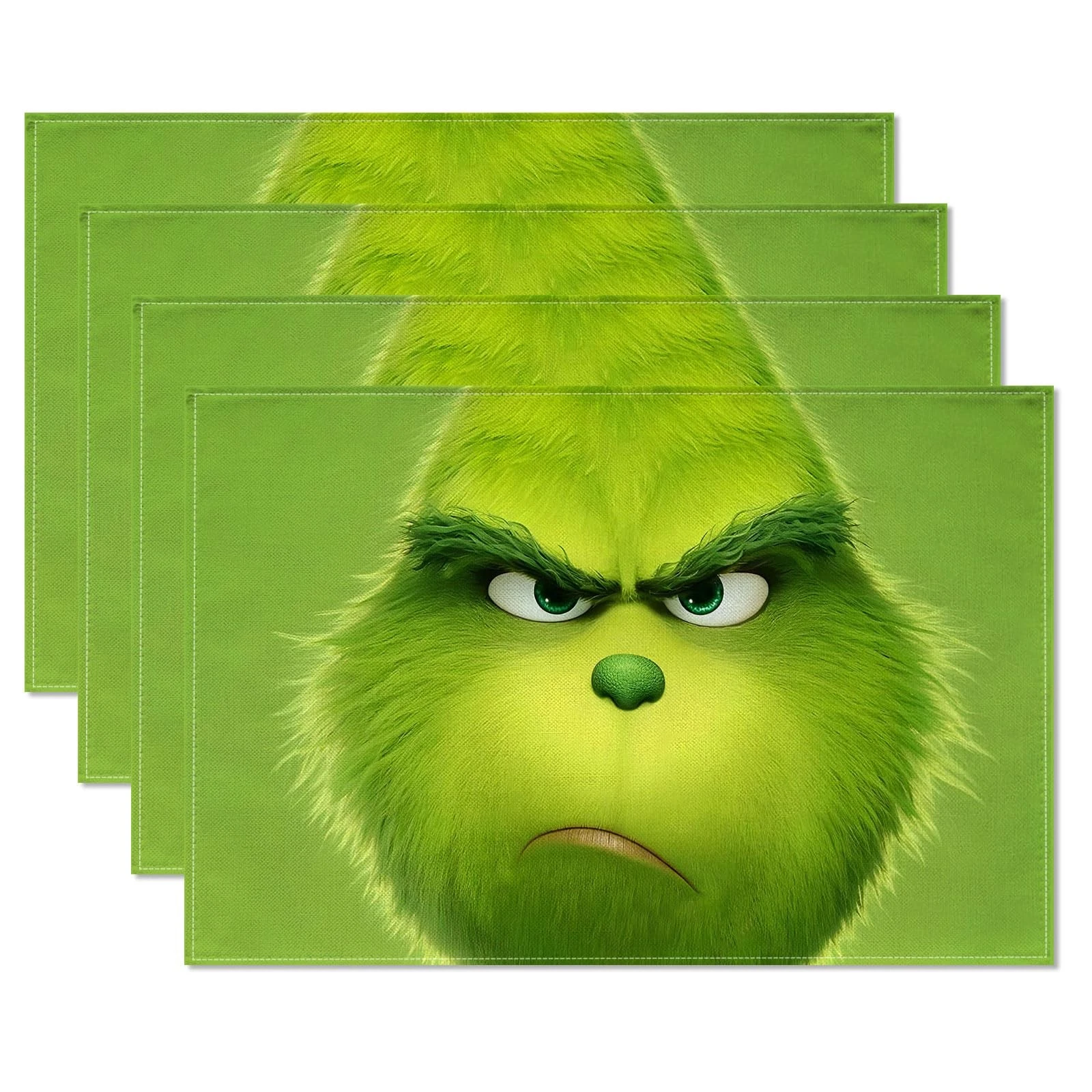 Christmas Character Placemats, Holiday Winter Tableware