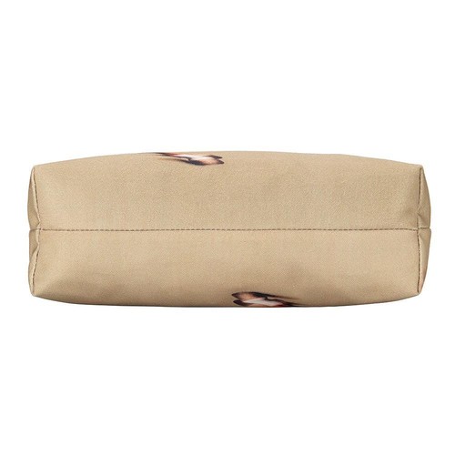 Foldable Shopper Reusable Tote Bag Signare Khaki Canvas National Gallery Horse - Picture 4 of 5