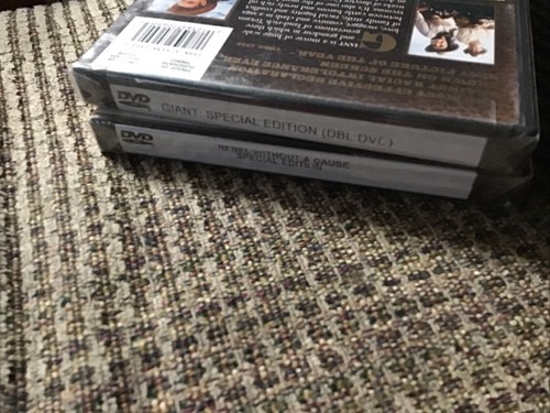 JAMES DEAN 2-DVD LOT: REBEL WITHOUT A CAUSE 1955 & GIANT 1956 BRAND NEW - Picture 4 of 8