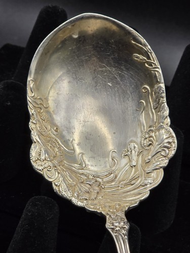 Whiting Lily 1902 Sterling Silber Löffel 7" 55g Jugendstil Floral Antik - Bild 2 von 21