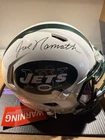 Joe Namath Signed New York Jets Football Helmet Beckett Authenticated Original