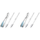  2 Sets Meeresfrüchte-werkzeug-set Meeresfrüchtewerkzeug Krabbengabel