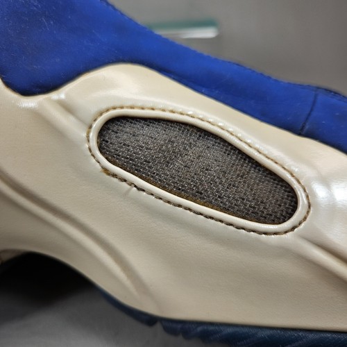 Nike Flight Posite Basketball Shoes 2014 Knicks White Blue 642307-100 Mens SZ 12 - Picture 13 of 20