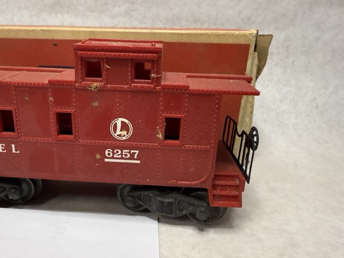 2 X LIONEL Calibre O #6357 SP Iluminado Granate Caboose con Caja ENVÍO GRATUITO A11 - Imagen 16 de 23