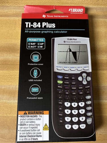 Texas Instruments TI-84 Plus All-Purpose Graphing Calculator🔥NEW🔥 - Picture 1 of 4