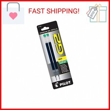 Pilot, G2 Gel Ink Refills, Bold Point 1 mm, Green, Pack of 2