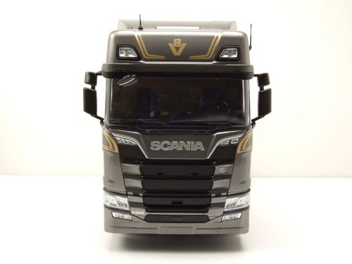 Scania R Topline Trattore 2019 Grigio Metallizzato Modellino Auto 1:18 Premium - Foto 6 di 9