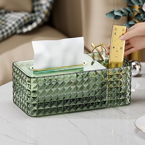 Crystal Household Tissue Case Tissue Box Paper Towel Holder Napkin Holders