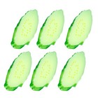  4 Pcs Simulation Lebensmittelmodell Simulationsgurke Gemüsedekor