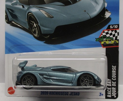 2025 HOT WHEELS * N CASE * 2020 KOENIGSEGG JESKO BLUE RACE DAY 5/10 - Picture 2 of 2