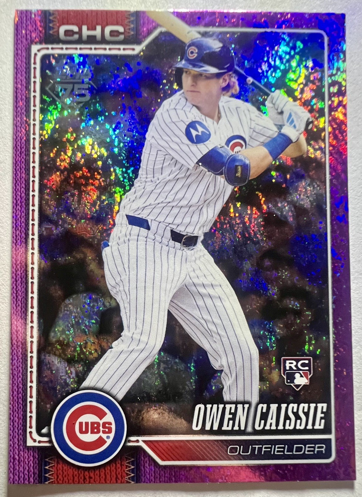 2026 Topps Series 1 - Owen Caissie #233 Pink Holo Foil (RC)