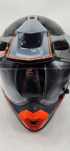 Casco KLIM Krios Pro - 2XL - Rally Gris Metálico Y Naranja Sena 30k Combo - Imagen 4 de 20