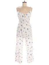 H M Women Ivory Jumpsuit L
