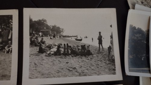 Lot of 6 Antique Photos, Group of Woman At Beach In Bathing Suits. 1930-40s??? - Picture 10 of 13