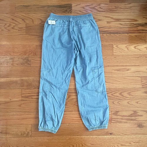 Gap Kids Cargo Joggers Girls XXL Blue Chambray Casual Cotton - Picture 2 of 6