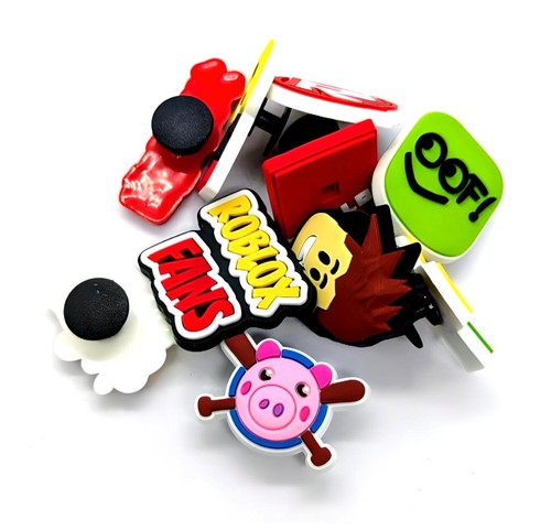ROBLOX SHOE CHARMS (10pcs) Pack of Ten Cool Boy's/Girl's Game Gift Set Lot - Picture 3 of 4