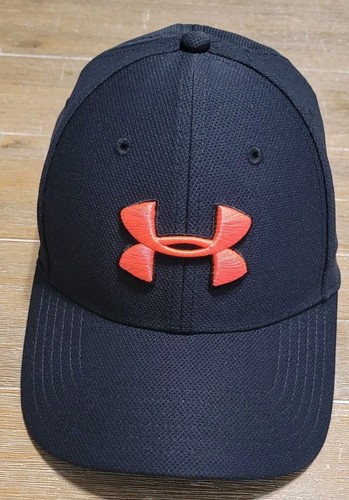 Under Armour Mütze schwarz blitz verstellbar Größe L/XL flexible Passform rot Logo