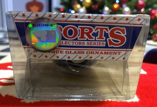 Vintage Topperscot New York Yankees Glass Christmas Ornament Sports Collectors - Picture 3 of 4