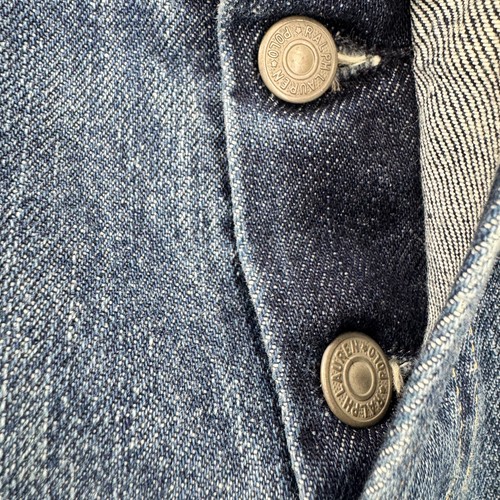 Polo Ralph Lauren Jeans Mens 38x32 (39x32 ACTUAL) Distressed Classic Fit Bandana - 第 6/13 張圖片