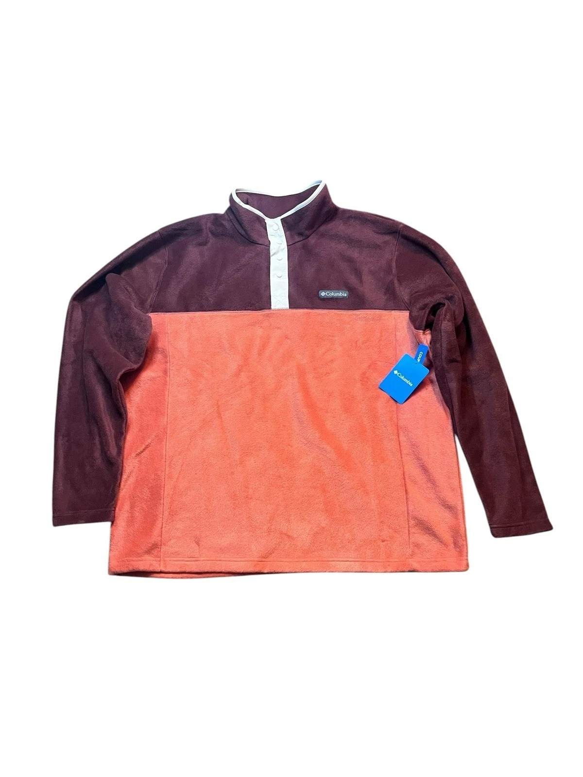 Columbia Men’s XXL Steen’s Mountain Fleece Polyester Long Sleeve Logo 1/4 Snap