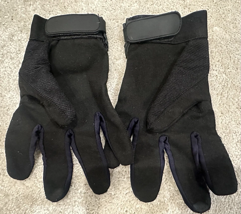 Par de guantes de lucha Sting WWE WCW con licencia Scorpion negros talla M/L Foto 4 de 4