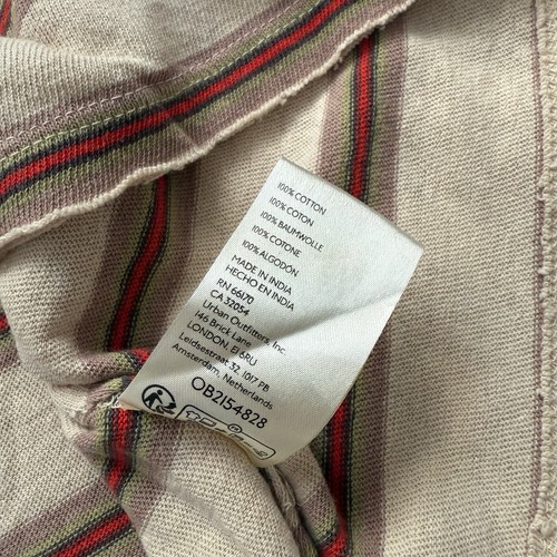 Free People We The Free Nina gestreiftes Langarmshirt Tunika Oberteil Gr. XL - Bild 14 von 14