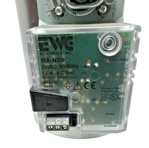 NEW EWC Controls URD-6 EWC- 6 URD - 6 Round Motorized Damper Fast Free Shipping! - Picture 3 of 4