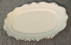 Schumann Arzberg Platinum Elegance Oval Serving Platter Germany Porcelain Dish