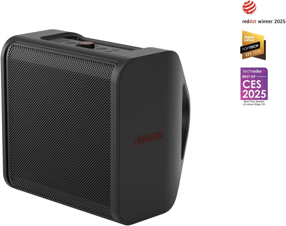 LG Xboom Stage301 Speaker Wireless | Cassa Karaoke, IPX4, 12 Ore Autonomia, LED - Immagine 2 di 4