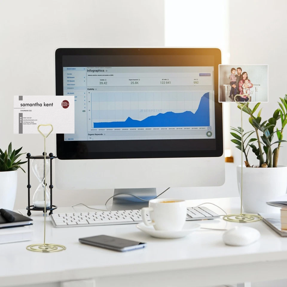  Kartenhalter Herzform Kärtchenhalter Kartenhalteranzeige Bildclips - Bild 4 von 4