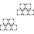  2 Pack Computerlüfter Schockdes Pad Vibrations -Isolationskissen