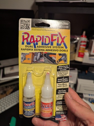 RapidFix 6121705ES Adhesive And Welding Powder Epoxy For Auto Repair