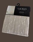 NIP Ralph Lauren 70" x 72" Fabric Linen Shower Curtain Beige Natural Easy Care
