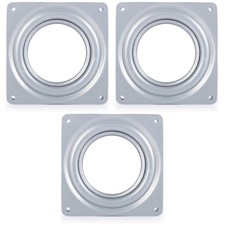  3 Count Revolving Cabinet Display Aluminium Alloy Rotating Bearing Turntable