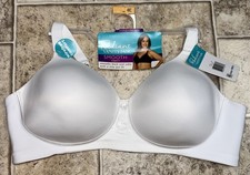 NWT Womens White Radiant Vanity Fair Smooth Full Coverage Wirefree Bra Size 40C