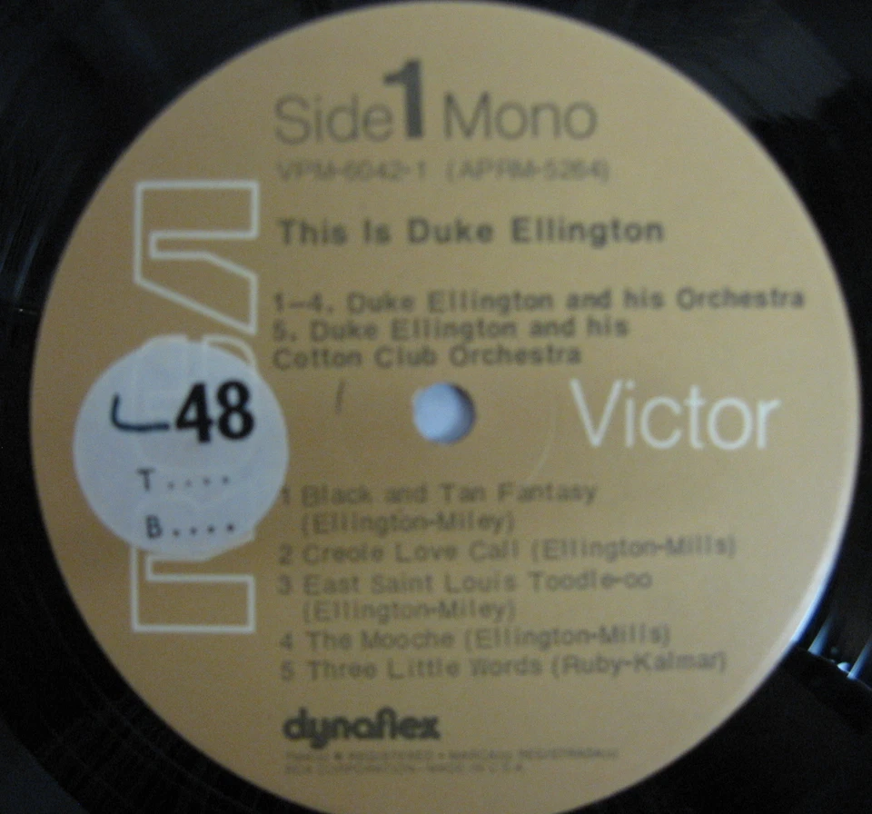 Duke Ellington: This is Duke Ellington 2 LP RCA VPM-6042 MONO EX+++ Foto 4 de 4