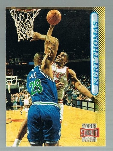 KURT THOMAS #21 HEAT / TEXAS CHRISTIAN 1996/97 Topps stadium club Members only - Picture 1 of 2
