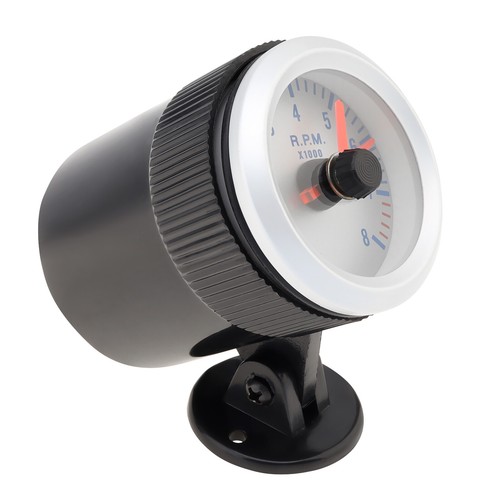 2" 52mm Universal Auto Drehzahlmesser Drehzahlmesser Meter 0-8000RPM 12V mit Halter Becher - Bild 8 von 12