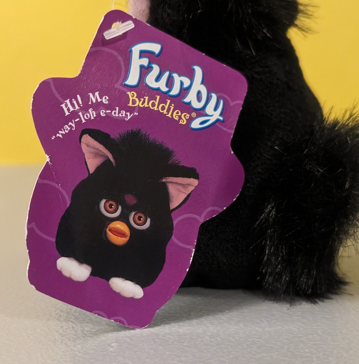 Furby Buddies Plush - Sleep Good Black / Brown Eyes - 1999
